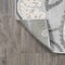 Jonathan Y Julien Paisley High-Low Light Gray/Ivory 2 ft. x 8 ft. Indoor/Outdoor Runner Rug AMC102A-28 - alternate 3