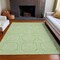 Homeroots 8' X 10' Mint Green And Ivory Geometric Washable Indoor Outdoor Area Rug 610832 - alternate 2