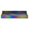 Homeroots 16in Rainbow Faux Shagreen Serving Tray With Handles 713549 - alternate 2