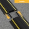 D-Line Cable Protector, 9/16 in H, 6 ft L, 3-1/4 in W, 1 Channel, PVC, Black, Yellow, 5 PK US/FC83H/5PK - alternate 2