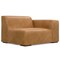 Homeroots 88" Sienna Leather Modular Sofa With Brown Legs 641024 - alternate 2