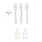 Smarty Had A Party Clear Mini Plastic Disposable Tasting Forks (960 Forks), 960PK 780-CL-CASE - alternate 6