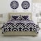 Lavish Home 3-Piece King Quilt Set Bedspread & 2 Pillow Shams with Stylish Geometric Pattern Lightweight Set 66-003-PRT-GK - alternate 3