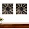 Homeroots Set of Two Black And Gold Wood Analog Square Cinema Wall Clocks, 2PK 516210 - alternate 2