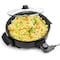 Brentwood Industries 12 inch Round Non-Stick Electric Skillet with Vented Glass Lid in Black SK-67BK - alternate 3