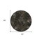 Homeroots 8' Brown And Chocolate Round Geometric Washable Indoor Outdoor Area Rug 588306 - alternate 3