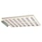 Gaf Master Flow 16.5 in. x 1.5 in. Rectangular Almond Built-in Screen Galvanized Steel Soffit Vent EMBER1A - alternate 4