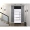 Vdomdoors Steel Door Deux 1105 Black Enamel Transom Window Sidelite Stainless Inserts Entry Door Painted W36x DEUX1105EXD-BLK-W36 x H80+16-RH-I - alternate 2