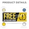 Signmission Free Air Pressure Check, 18 Inch x 48 Inch, Vinyl Banner B-30641 - alternate 2