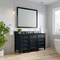 James Martin Vanities Brittany 60" Single Vanity, Black Onyx, w/ 3 CM Phantome Eclos Top 650-V60S-BKO-3PHT - alternate 2