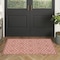 Homeroots 2' X 4' Coral And Orange Geometric Indoor Outdoor Area Rug 573846 - alternate 4
