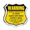 Signmission 24 Hour Surveillance Shield Sign Warning, 4 inch X 4 inch, Vinyl Decal, 2PK SHI-D-2PACK-4-354 - alternate 1