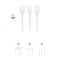 Smarty Had A Party Medium Weight Disposable Plastic Forks, 1000PK 751-CASE - alternate 2