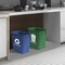 Acrimet Wastebasket Bin for Recycling, 3.25 Gallon/13 Quart/12 Liter (Plastic), 4PK 578.3 - alternate 3