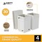 Gritt Commercial 30 Gallon Corrugated Cardboard Trash Can and Recycling Container, 4PK GRI520-30G-4 - alternate 3