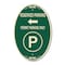 Signmission Reserved Parking - Permit Parking Only with S, 12 In X 18 In Architectural, Heavy Gauge Aluminum A-OV-G-1218-23145 - alternate 1