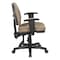 Office Star Products Ergonomic Fabric Sculptured Ergonomic Managers Chair, Taupe 8180-232 - alternate 2