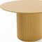 Homeroots 52" Brown Solid Wood Pedestal Base Round Top Dining Table 720976 - alternate 2