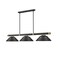 Z-Lite Vanguard Matte Black + Rubbed Brass 3 Light Billiard 3050-3MB-RB-SMB - alternate 1
