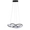 Jonathan Y Alexia 25" Abstract Integrated LED Metal Adjustable Pendant, Black JYL7219A - alternate 2