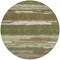 Homeroots 8' Olive Green Round Abstract Washable Indoor Outdoor Area Rug 608749 - alternate 3