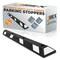 Jrex Safety 72 in Rubber Parking Block Curb Stop, White Reflective Strip PBSW-JR-6 - alternate 1