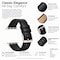 Elegani Band Compatible with Apple Watch 46mm, Dark Brown, Silver, Black, Rose Gold, Yellow Gold Buckle QRPLLS-DBR-46 - alternate 3