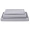 Lavish Home Brushed Microfiber Twin XL Sheet Set-3 Piece Bed Linens-Fitted & Flat Sheets, Pillowcase, Gray 66-MF75S-TXL-SIL - alternate 1