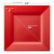 Smarty Had A Party Red Square Plastic Plates Dinnerware Value Set (120 Dinner Plates + 120 Salad Plates), 240PK 6979VP-CASE - alternate 4