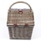 Picnic Time Family Of Brands Piccadilly Picnic Basket, Anthology Collection - Gray with Gold Accents 202-19-322-000-0 - alternate 3