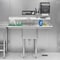 Koolmore 5 in. One compartment Stainless Steel Commercial Sink with Drainboards and Faucet SA151512-15B3FA - alternate 2