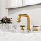 Vigo Hart Two Handle Three-Hole Widespread Bathroom Faucet in Matte Brushed Gold VG01305MG - alternate 3