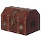 Vintiquewise Handmade Pirate Treasure Chest with Latch - Vintage Wooden Storage Trunk & Keepsake Box QI003316 - alternate 1