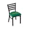 Holland Bar Stool Co BlackLogo Chair, VinylSeat L00418NDakSt-G - alternate 1