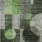 Homeroots 5' X 8' Fern Green And Gray Geometric Washable Indoor Outdoor Area Rug 604319 - alternate 2