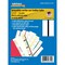 Tabbies 1-1/2" ERASABLE WRITE-ON INDEX TABS, BLACK, 1-1/2"W-1/2" TAB EXTENSION, 24 TABS/PACK, 10 PACKS/BOX, 10PK 58709 - alternate 2