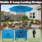 Pure Garden 9-Foot Outdoor Patio Umbrella with Base, Blue 83-OUT5443B - alternate 4