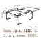 Vevor Truck Rack Pick up Ladder Rack 1000lbs Capacity 43.3"-63" Width for Lumber SC1402 - alternate 3