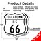 Signmission Oklahoma Route Marker Shield Sign Us 66, 12 inch X 12 inch, Aluminum Metal Sign, 2PK SHI-A-2PACK-12-426 - alternate 2