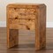 Bali & Pari Nebu Modern and Contemporary Natural Mappa Real Burl Wood Nightstand 249-13928-ZORO - alternate 4