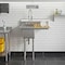 Koolmore 1 Compartment Stainless Steel NSF Commercial Kitchen Prep & Utility Sink with Drainboard SA121610-16R3 - alternate 3