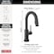 Delta Trinsic Single Handle Pull-Down Bar / Prep Faucet with Touch2O Technology 9959T-BL-DST - alternate 2