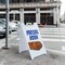 Signmission Pretzel Dogs, A-Frame & 2 Decals Installed, Heavy-Duty Plastic Frame SBHD-D-2436-Pretzel Dogs - alternate 2