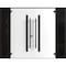 Vdomdoors Aluminum Double Doors Dekton 0163 Ardesia Nero 2 Sidelights Entry Door Painted (W100xH80) Left hand DEKTON0163DEXD-ARD-W14+72+14xH80-LH-I - alternate 3