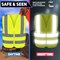 Neiko High Visibility Safety Vest ANSI Class 2, 2 Pockets, Neon Yellow, 5X-Large (5XL) 54085A - alternate 3
