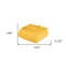 Homeroots California King Gold Cotton Basketweave Geometric Blanket 549055 - alternate 3