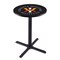 Holland Bar Stool Co 36" Blk Wrinkle Virginia Military Institute Pub Table, 36" dia. Top L211B3636VAMilI - alternate 1