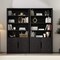 Manhattan Comfort Rivington 40in Bookcase Cabinet in Black - Set of 2 2-BC006-BK - alternate 1