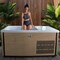 Kplunge 67in 1-Person Mono-Jet All-in-One Cold Plunge Ice Bath/Hot Tub Built-in Chiller/Heater, Chestnut CP-CH6732N - alternate 2