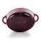 Megachef 7 Quarts Oval Enameled Cast Iron Casserole in Red MG-CO33AR - alternate 7